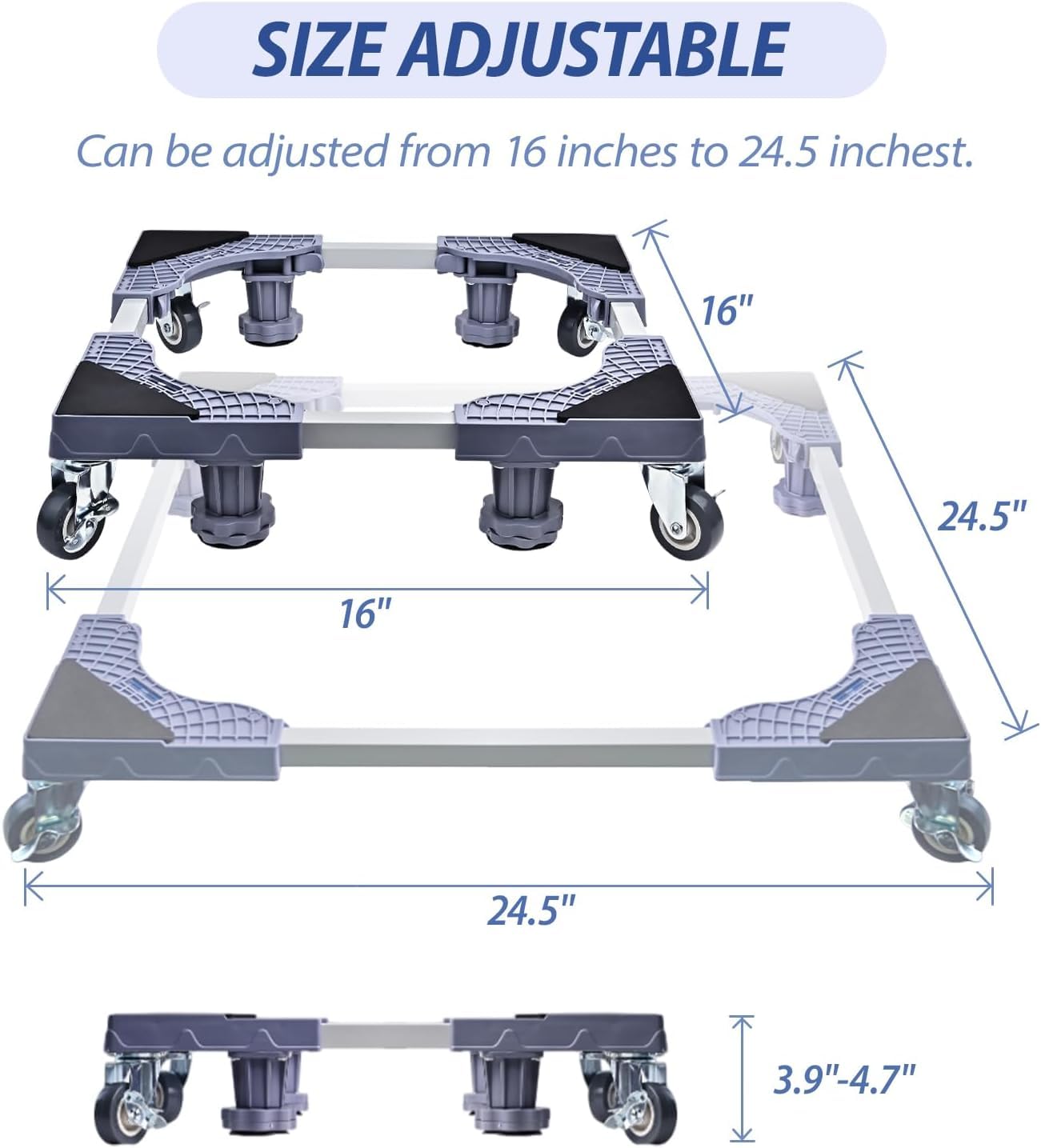JIALTO Universal Adjustable Washing Machine Stand