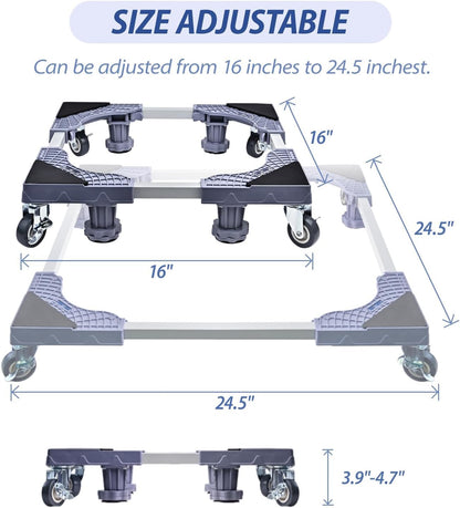 JIALTO Universal Adjustable Washing Machine Stand