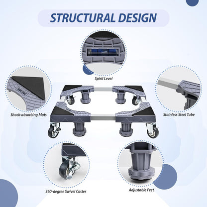 JIALTO Universal Adjustable Washing Machine Stand