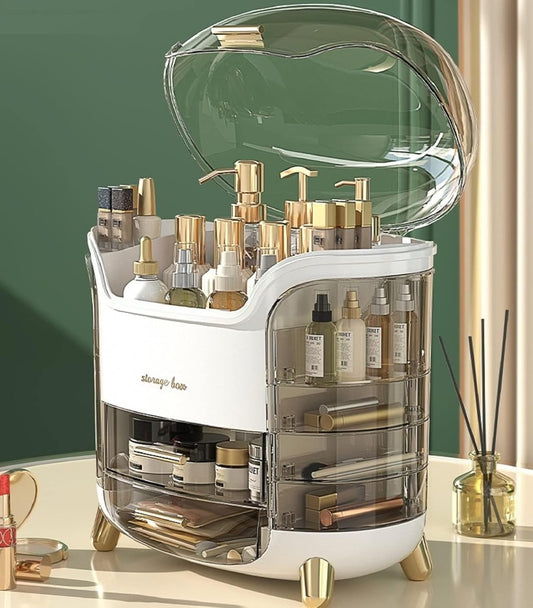 Jialto  Makeup Organizer Box | Countertop Cosmetic Organizer for Woman